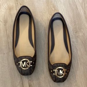 Brown Michael Kors Flats